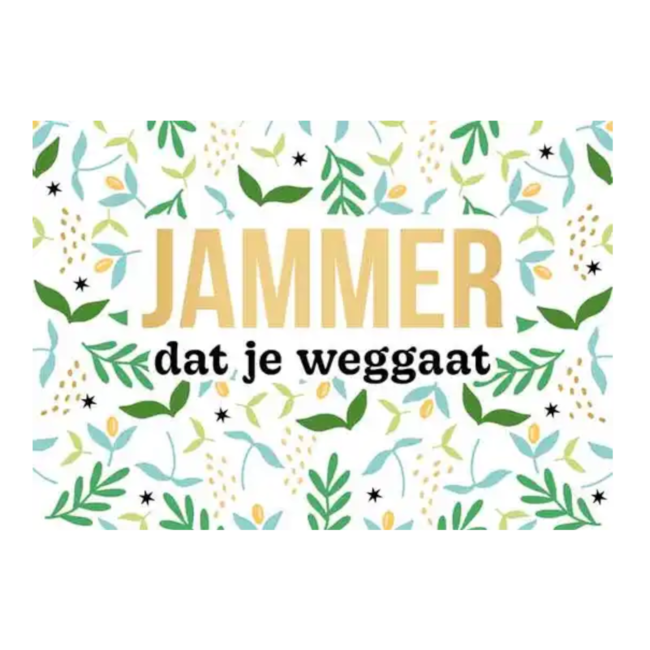 Artige Kaart - Daisy - Jammer dat je weggaat  - DSY009-A