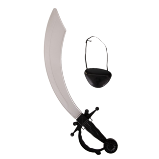 PartyXplosion Zwaard - Piraat - Met ooglapje - 45cm