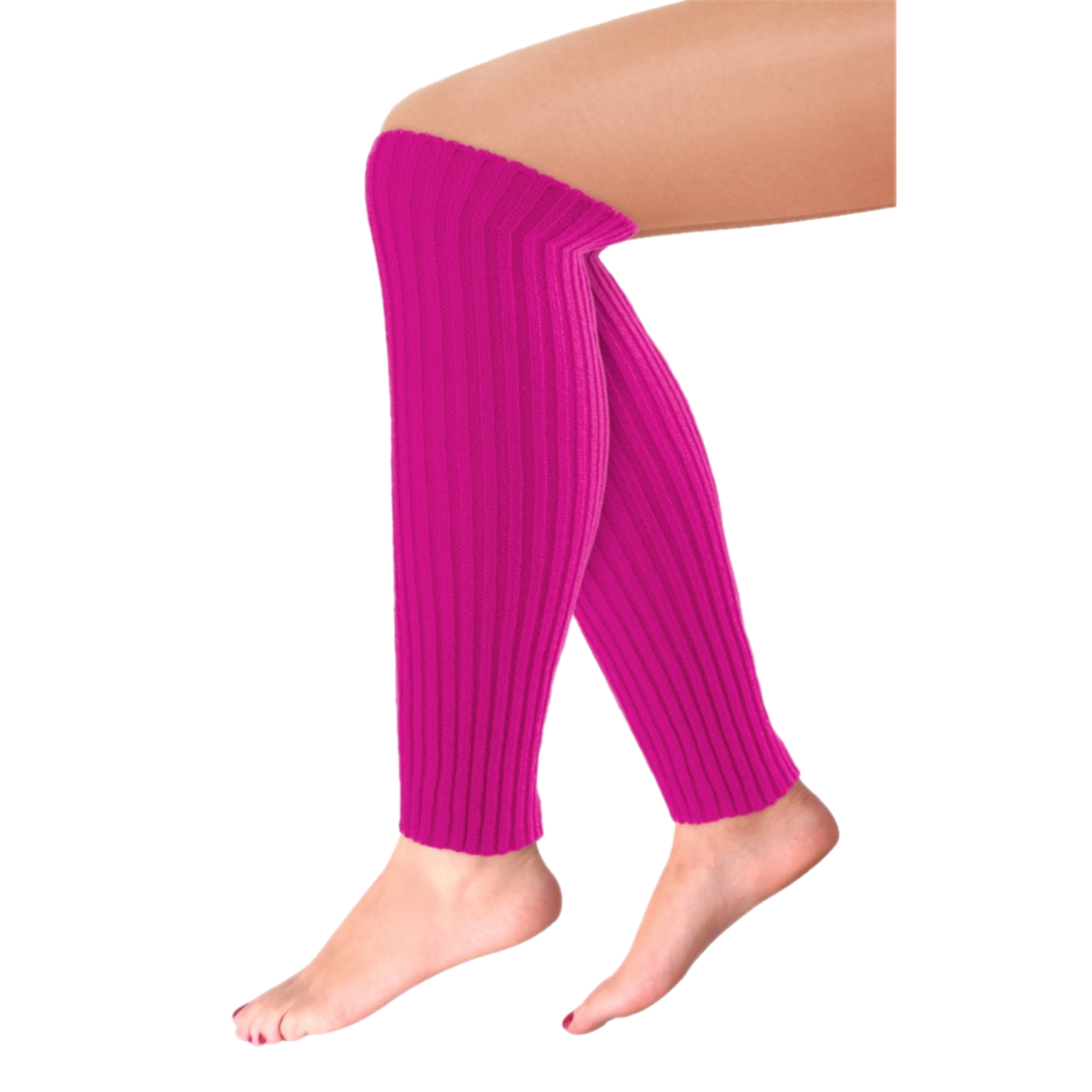 Beenwarmers - Fuchsia - Knal roze - Basic