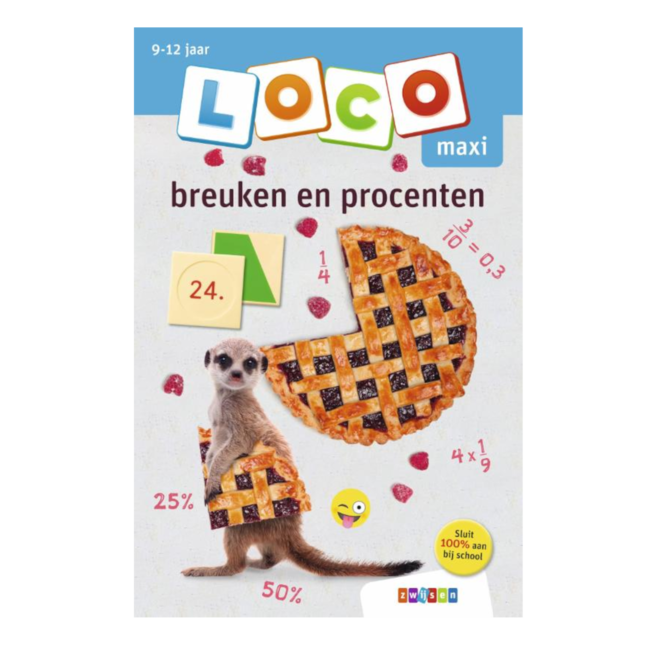 Loco Leerspellen Loco Maxi - Boekje - Breuken & procenten