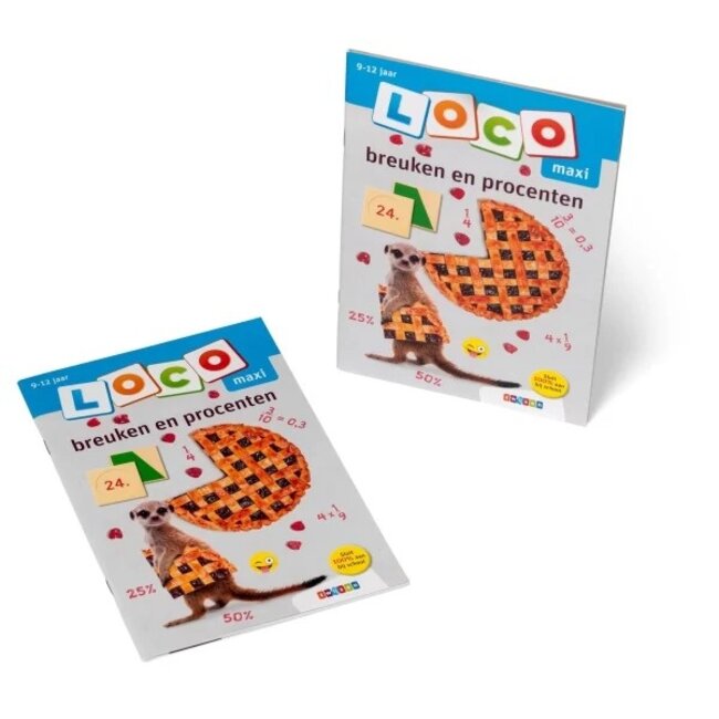 Loco Leerspellen Loco Maxi - Boekje - Breuken & procenten