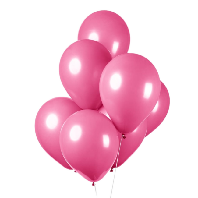 Fiesta Ballonnen - Fel roze - 10st.