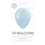 Fiesta Ballonnen - Licht blauw - Metallic - 30cm - 10st.