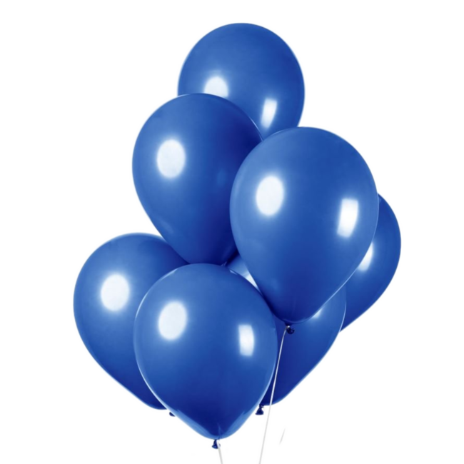 Fiesta Ballonnen - Donker blauw - 30cm - 10st.