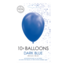 Fiesta Ballonnen - Donker blauw - 30cm - 10st.