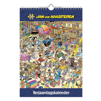 Comello Verjaardagskalender - Jan van Haasteren - A4 - 21x30cm