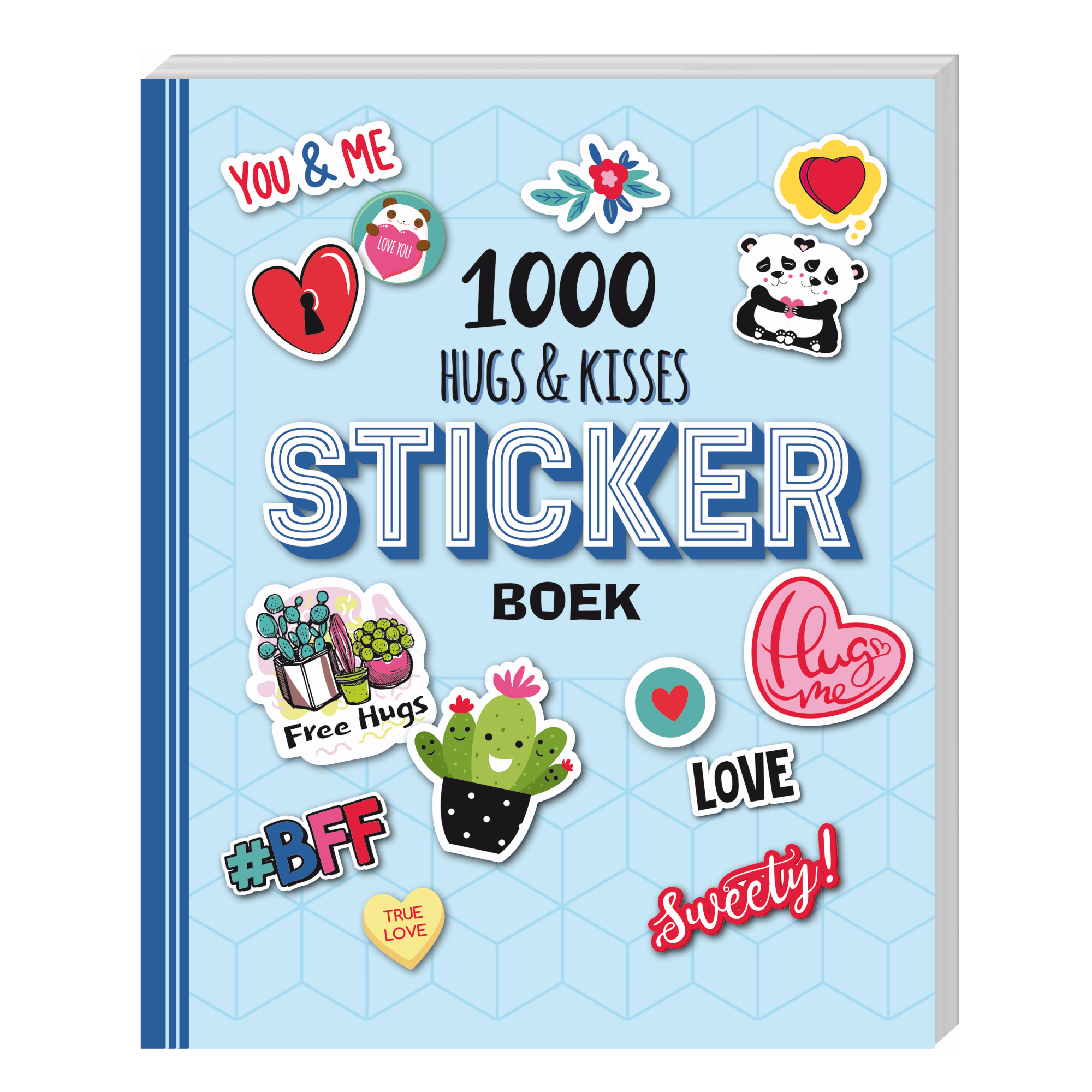 Boek - Stickerboek - 1000 hugs & kisses