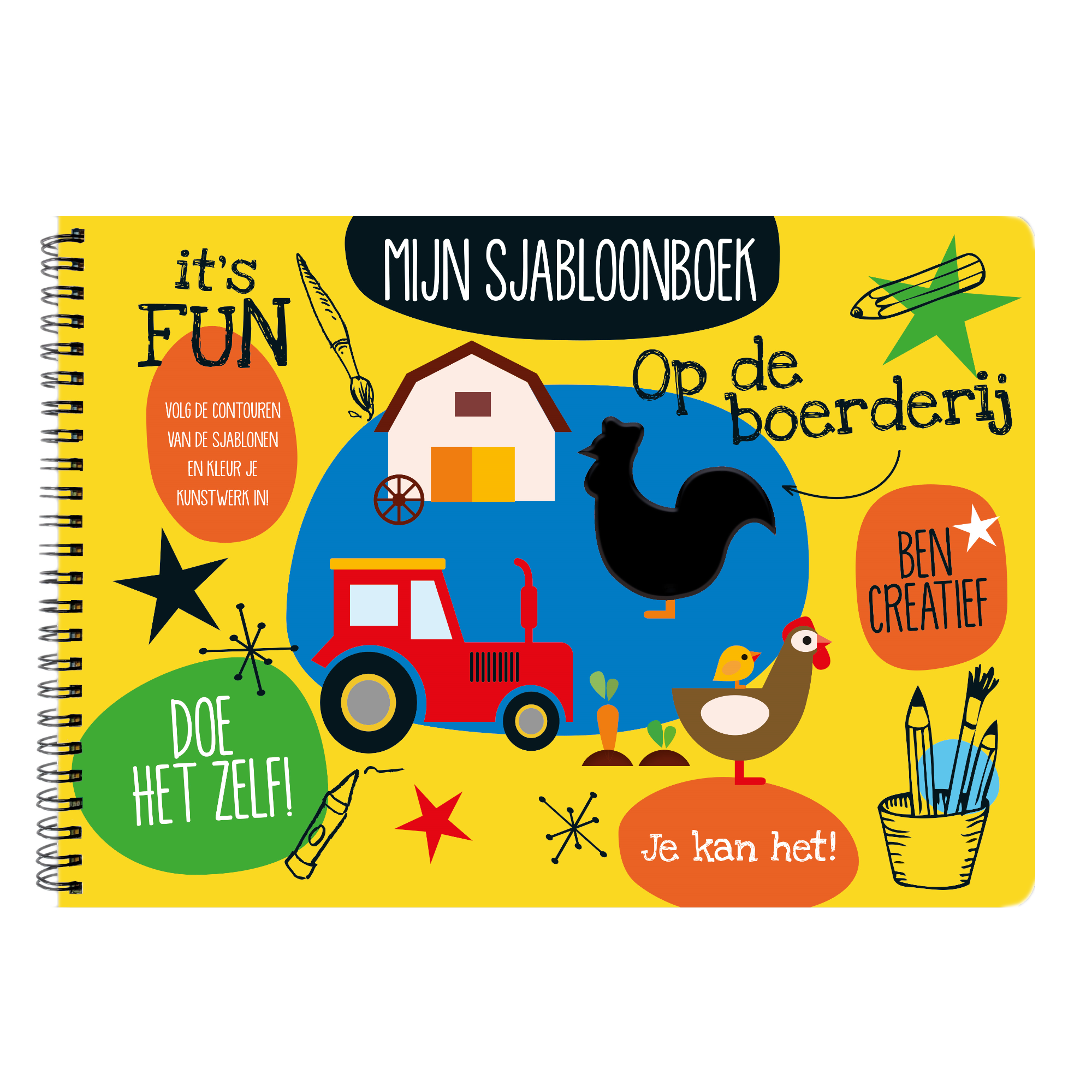 Boek - Mijn sjabloonboek - Op de boerderij