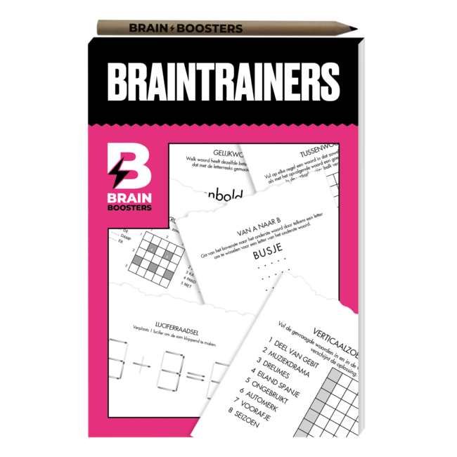 Interstat Puzzelblok - Braintrainers - Met potlood