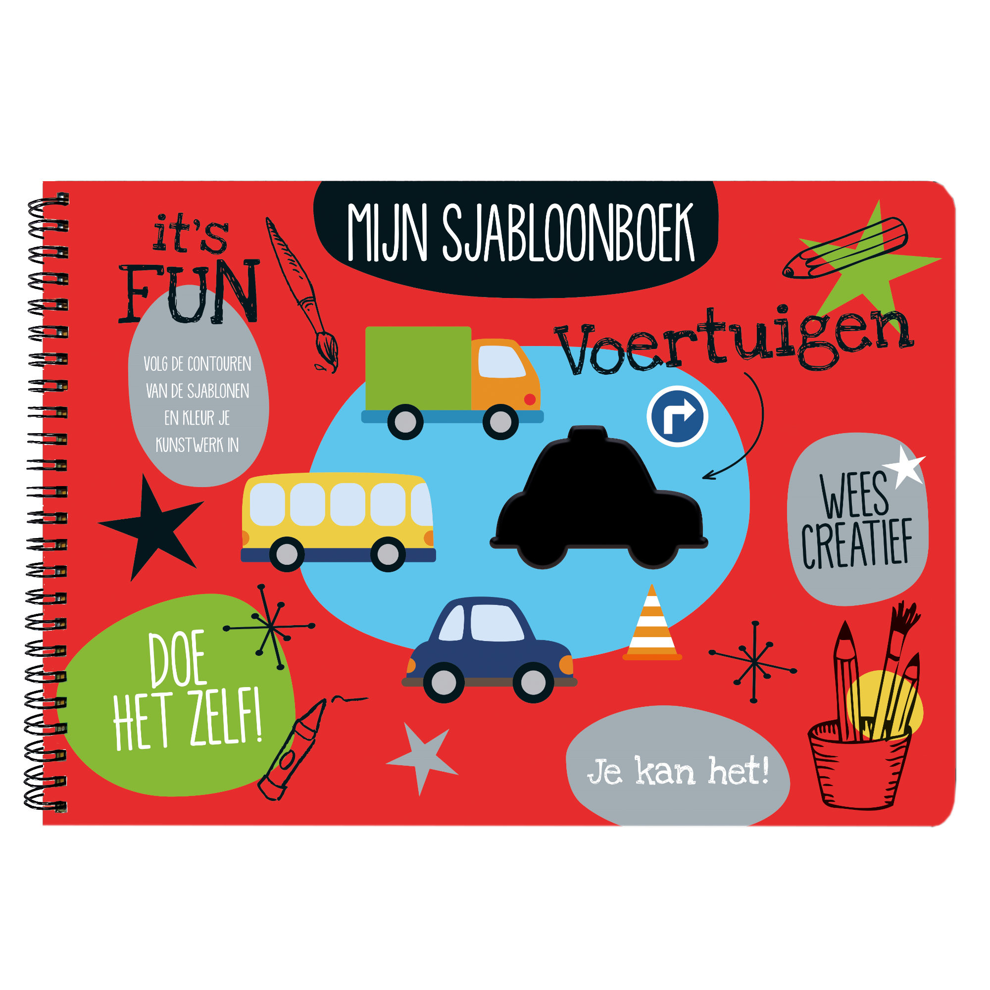 Boek - Mijn sjabloonboek - Voertuigen