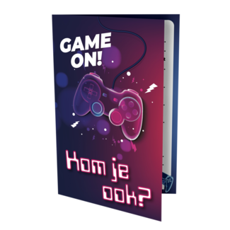 ImageGroup Uitnodigingskaarten - Game on - 6st.