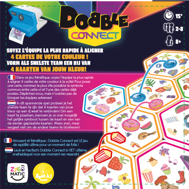 Asmodee Spel - Dobble - Connect - 8+
