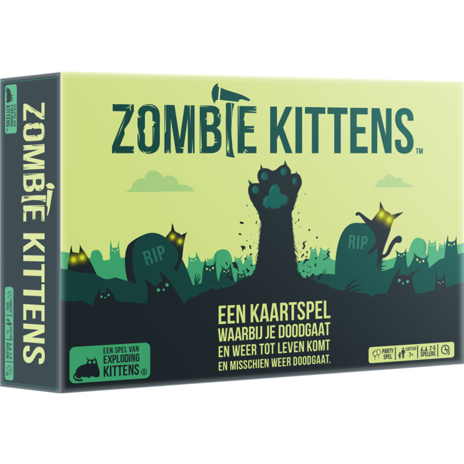 Exploding kittens Spel - Zombie Kittens - NL - 7+