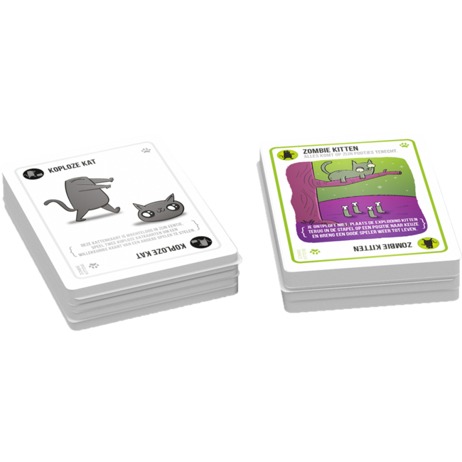 Exploding kittens Spel - Zombie Kittens - NL - 7+