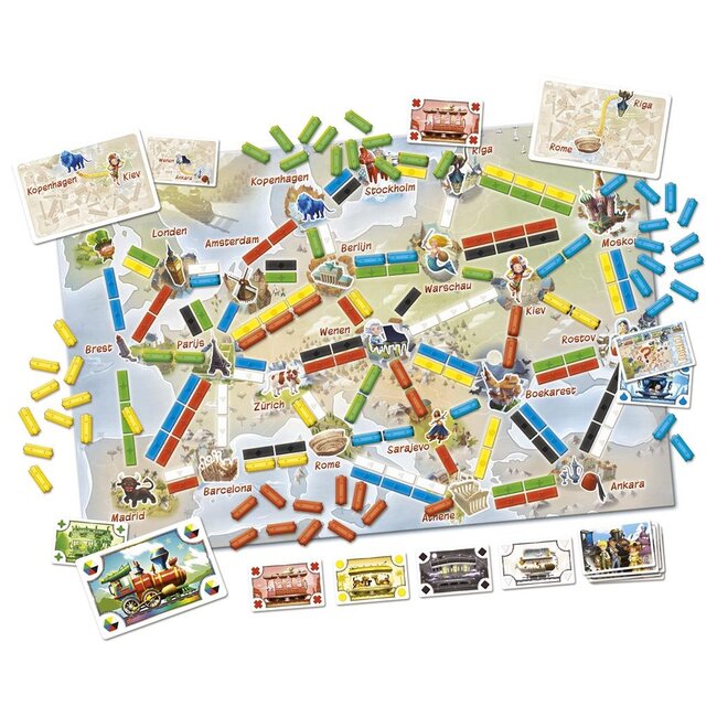 Asmodee Spel - Ticket to Ride - Mijn eerste reis - NL - 6+