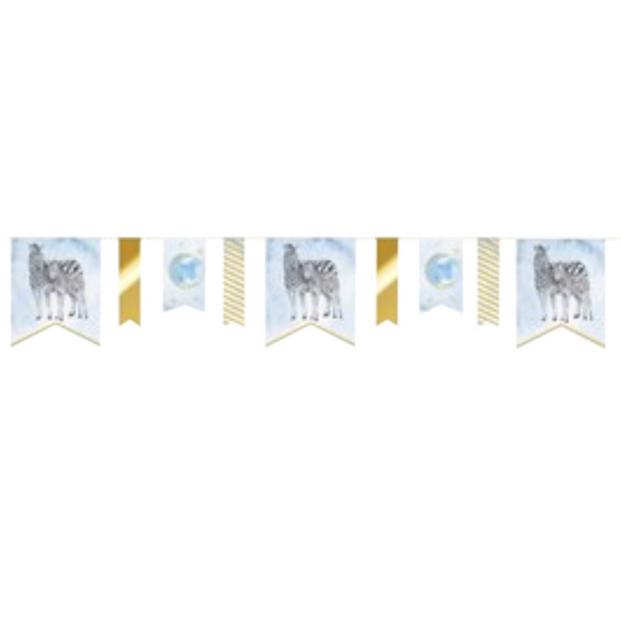 Slinger vaantjes - Baby safari - Blauw - 4m