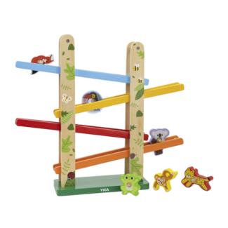 Rollerbaan - Jungle - Met 6 dieren - 36,5x33,5cm - Geschikt vanaf 18 maanden