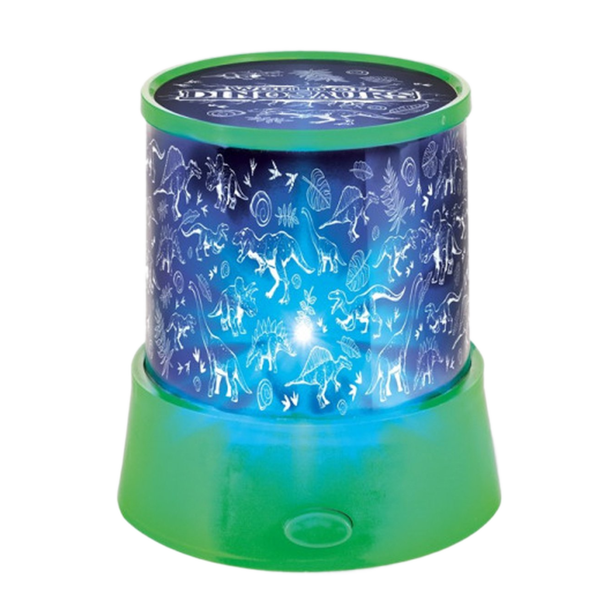 Nachtlamp - Projectielamp - Wereld van de dino's - 12x11x11cm - 3+
