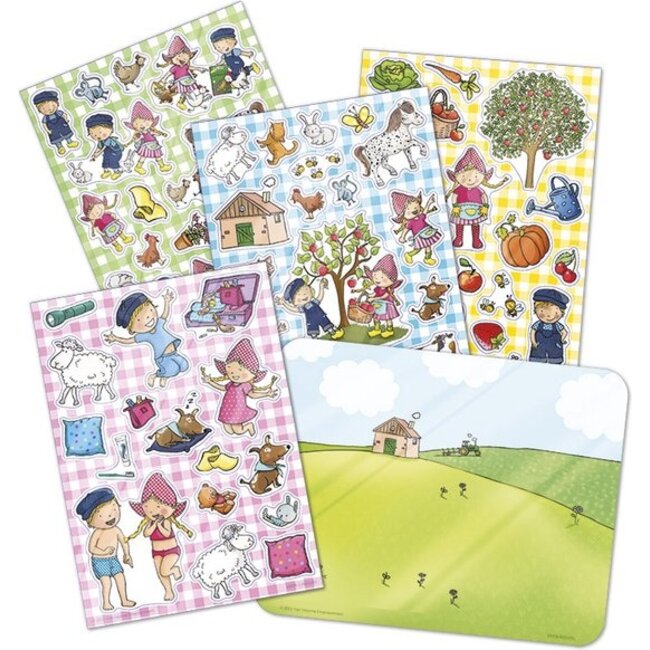 Bambolino Toys Raamstickers - Fien & Teun - 3+