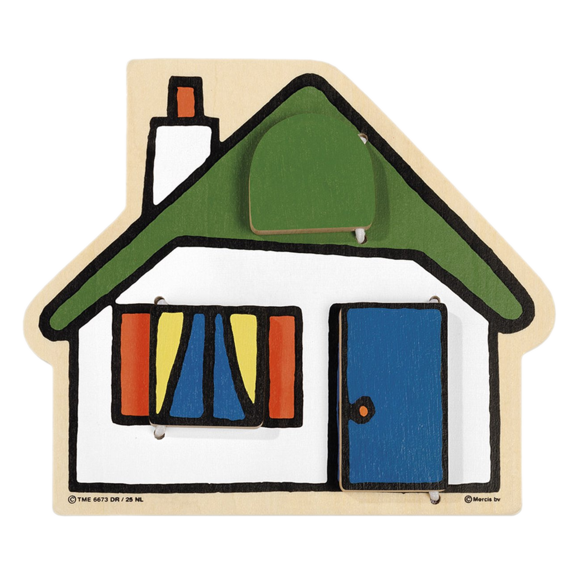 Nijntje - Huisje - Kiekeboe - Hout - 1+
