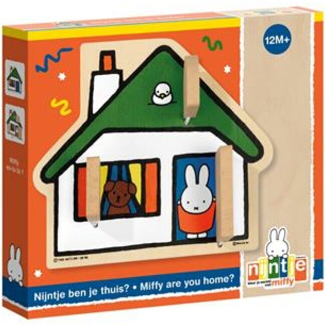Bambolino Toys Nijntje - Huisje - Kiekeboe - Hout - 1+