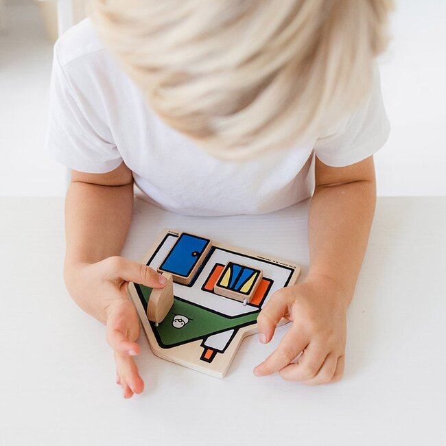 Bambolino Toys Nijntje - Huisje - Kiekeboe - Hout - 1+