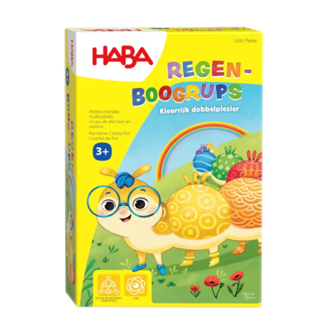 Haba Spel - Kaart- en dobbelspel - Regenboogrups - 3+