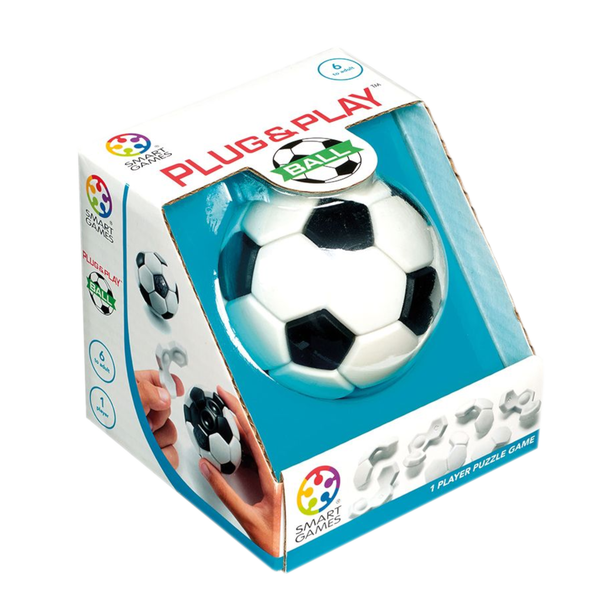 IQ spel - Plug & play puzzler - Voetbal - 6+