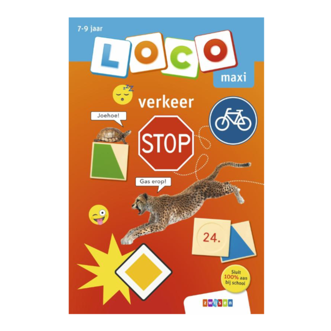 Loco Leerspellen Loco Maxi - Boekje - Verkeer - 7-9 jaar