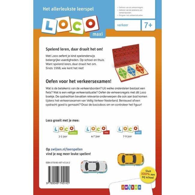 Loco Leerspellen Loco Maxi - Boekje - Verkeer - 7-9 jaar