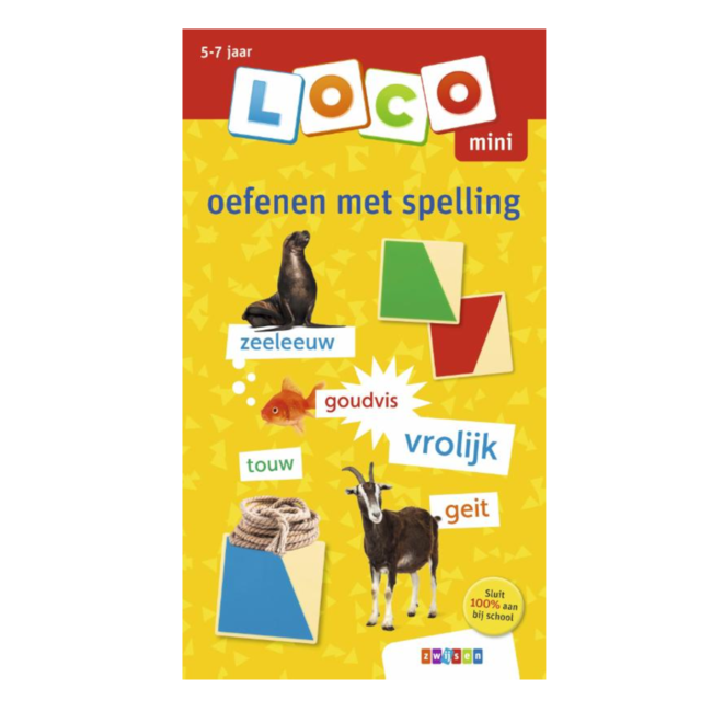 Loco Leerspellen Loco Mini - Boekje - Oefenen met spelling - 5-7 jaar