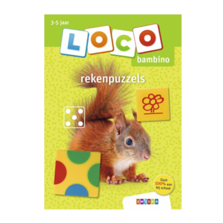 Loco Leerspellen Loco Bambino - Boekje - Rekenpuzzels - 3-5 jaar