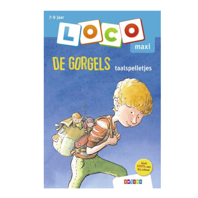 Loco Leerspellen Loco Maxi - Boekje - De Gorgels - Taalspelletjes - 7-9 jaar