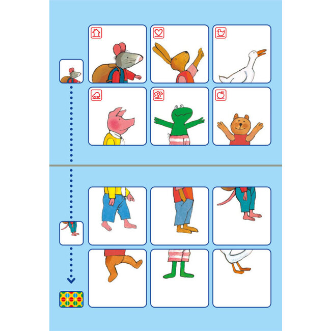 Loco Leerspellen Loco Bambino - Boekje - Kikker - Ik leer puzzelen - 3-5 jaar