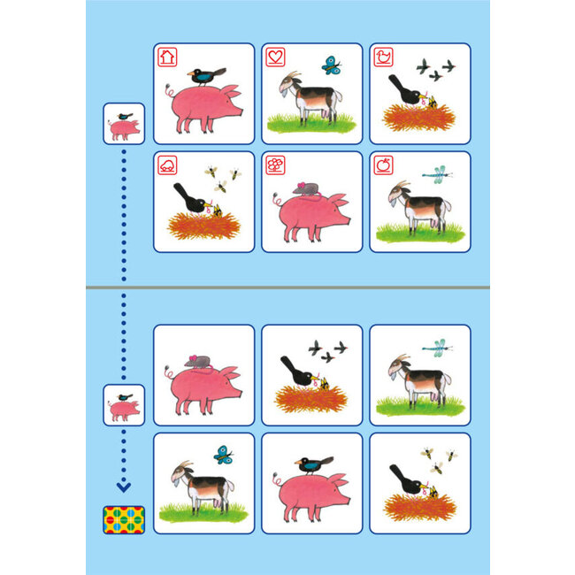 Loco Leerspellen Loco Bambino - Boekje - Kikker - Ik leer puzzelen - 3-5 jaar