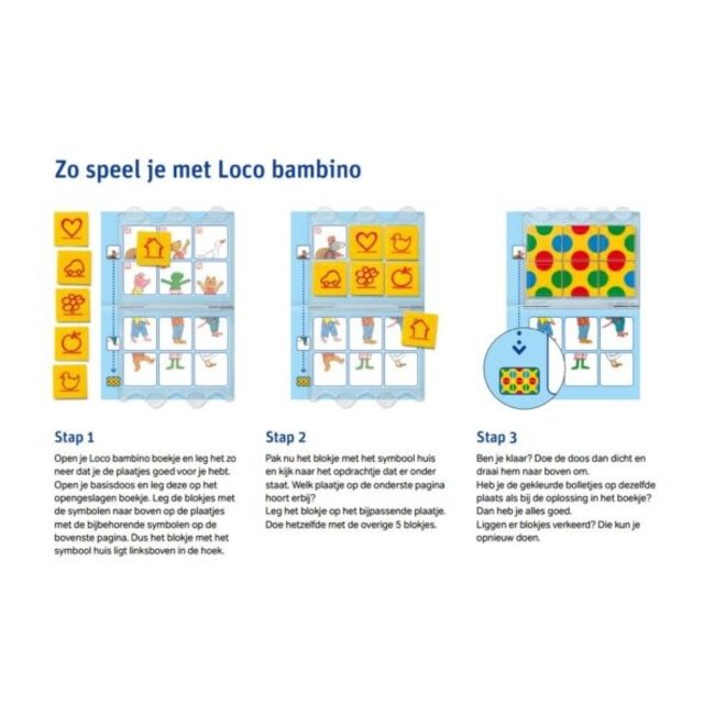 Loco Leerspellen Loco Bambino - Boekje - Kikker - Ik leer puzzelen - 3-5 jaar