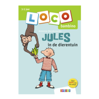 Loco Leerspellen Loco Bambino - Boekje - Jules in de dierentuin - 3-5 jaar