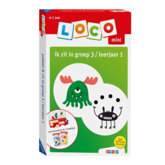 Loco Leerspellen Loco Mini - Pakket -  Ik zit in groep 3 - Leerjaar 1 - 6-7 jaar