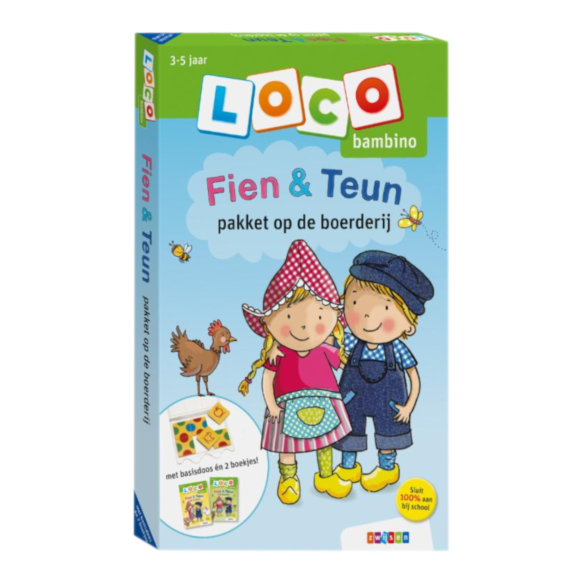 Loco Bambino - Pakket - Fien & Teun op de boerderij - 3-5 jaar