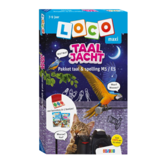 Loco Leerspellen Loco Maxi - Pakket - Taaljacht - Taal en spelling - M5 / E5 - 7-9 jaar