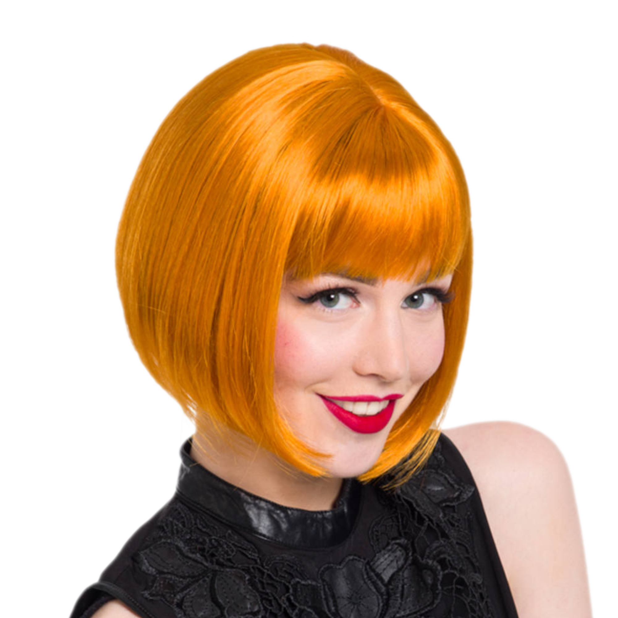 Pruik - Oranje - Victoria - Naturel