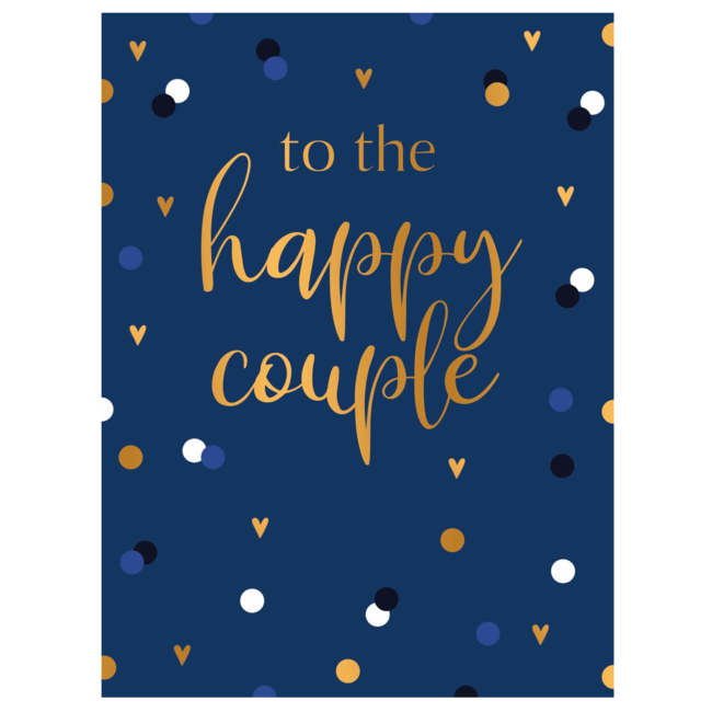Artige Kaart - A4 formaat - To the happy couple - MAX016-A