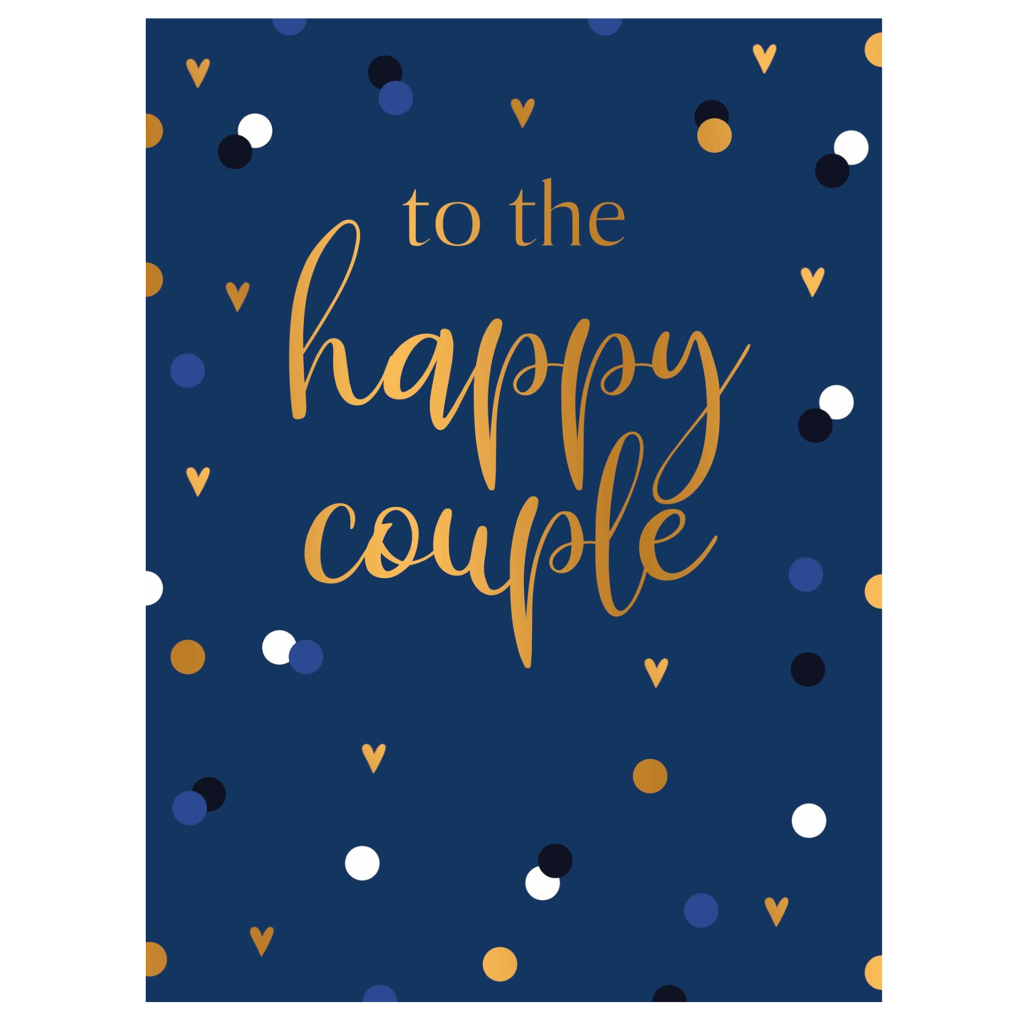 Kaart - A4 formaat - To the happy couple - MAX016-A