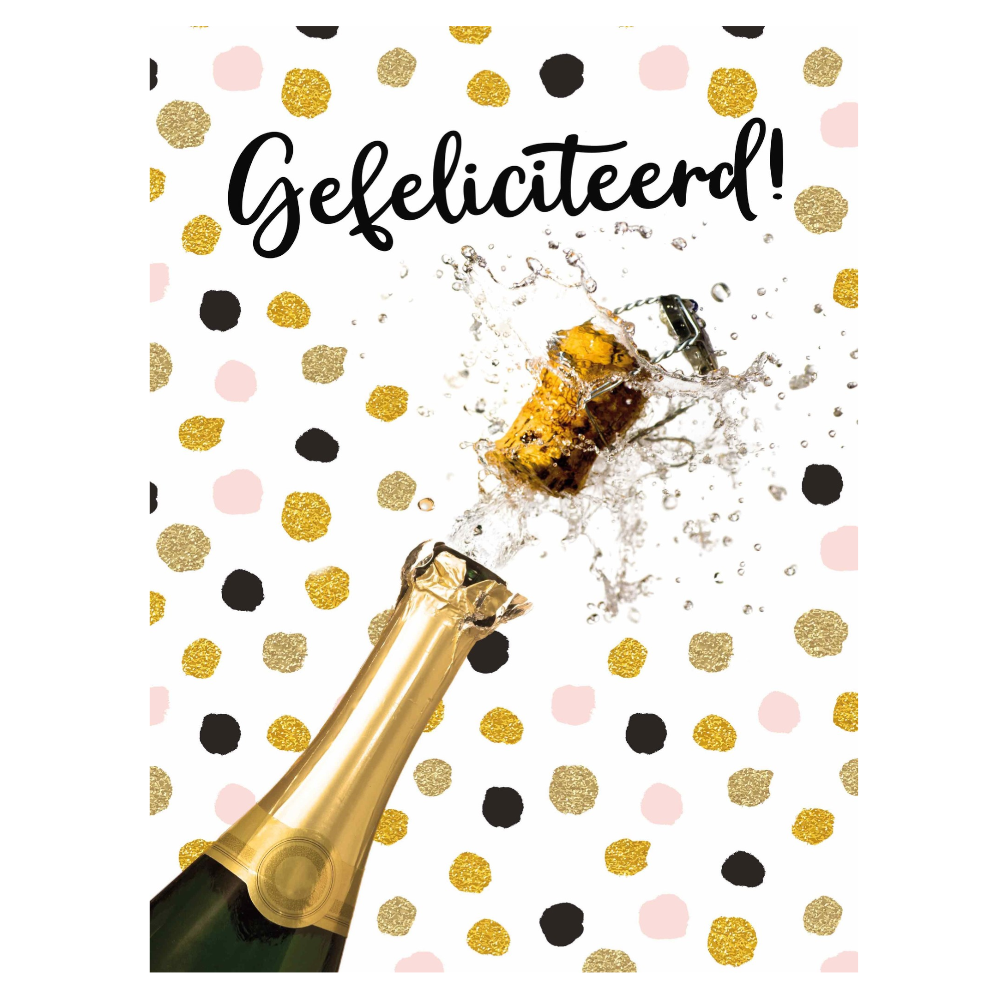 Kaart - A4 formaat - Gefeliciteerd - MAX022