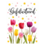 Artige Kaart - Gefeliciteerd - Tulpen - A4 formaat - MAX001