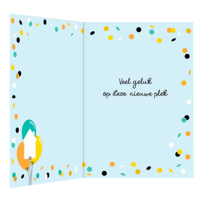 Artige Kaart - A4 formaat - Nieuwe Woning - MAX003