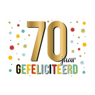 Artige Kaart - 50 jaar, gefeliciteerd - Daisy -  DSY032-B