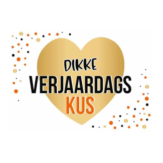 Artige Kaart - Dikke verjaardagskus - Daisy - DSY049
