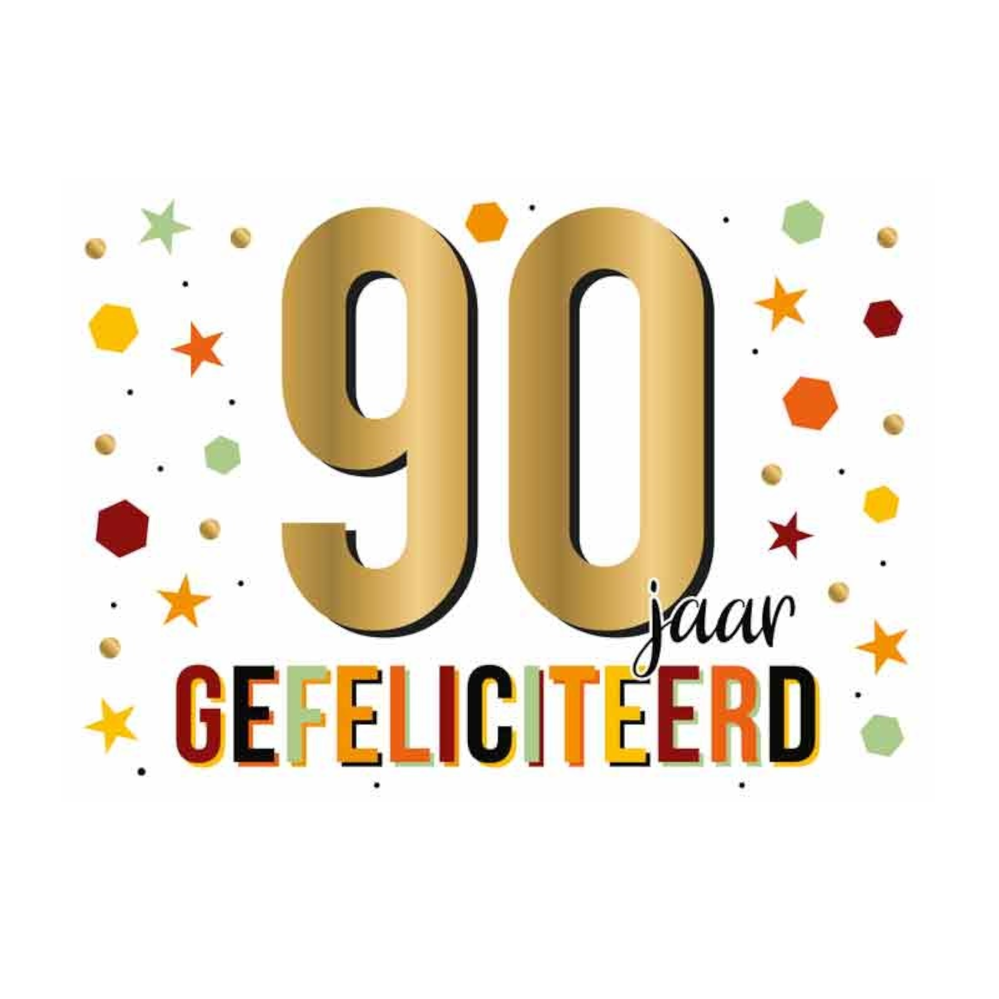 Kaart - Daisy - 80 jaar gefeliciteerd - DSY036-A