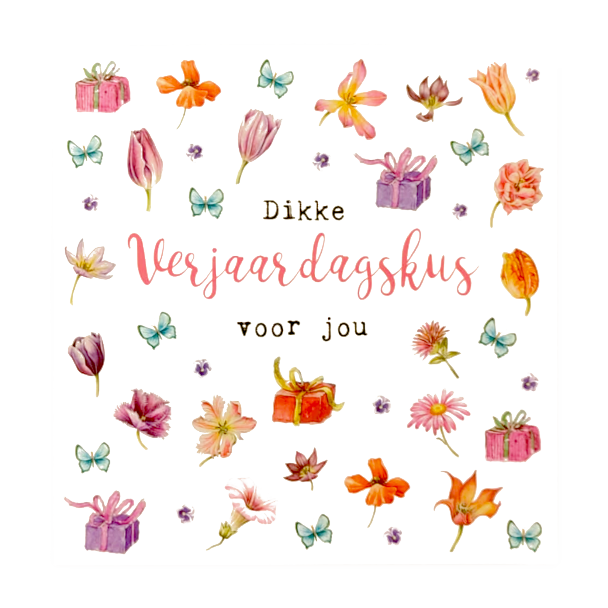 Kaart - JBS - Dikke verjaardagskus voor jou - JBG037-A